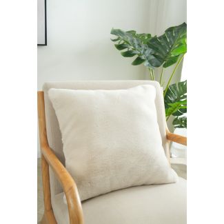 Cat Beige 50x50 cm Vaskbart Pels-teppe