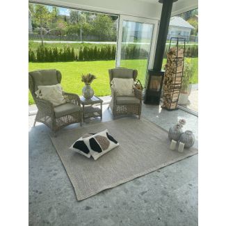 Indendørs & Udendørs Teppe Echo Station Beige