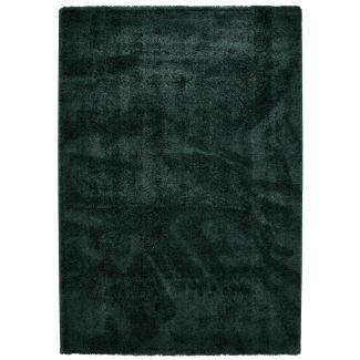 Ryateppe Nubby Mørk Grønn