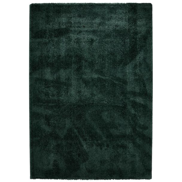 Ryateppe Nubby Mørk Grønn