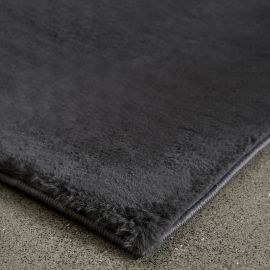 Pels Teppe Rabbit Eco Mørkegrå