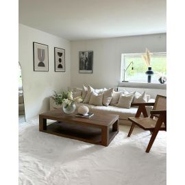 Pels Teppe Rabbit Eco Hvit